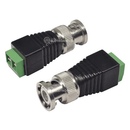 Imagem de Kit 10 Conector Plug BNC Macho Com Borne 0629961