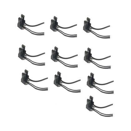 Imagem de Kit 10 Conectores Chicote Soquete Fio Plug Lampada Farol H7