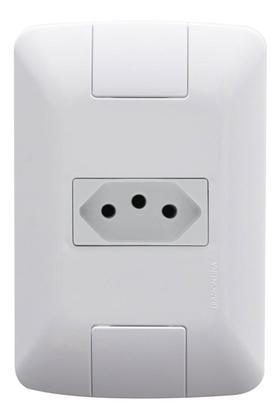 Imagem de Kit 10 Conjunto Tomada Tramontina Aria 4x2 10a Completa