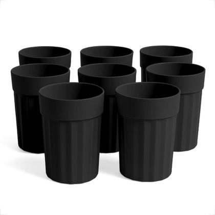 Imagem de Kit 10 Copos 350 ml de Plastico Merenda Festas Crianças Reutilizavel