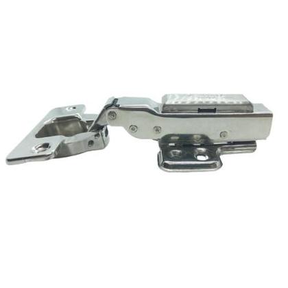 Imagem de Kit 10 Dobradiças Curva Inox  Amortecedor Click Móveis