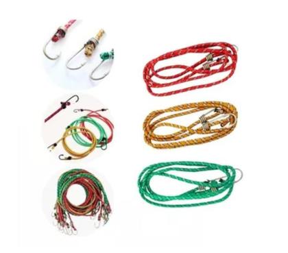 Imagem de Kit 10 Extensores De Bagageiro Corda Elástica Gancho Metal