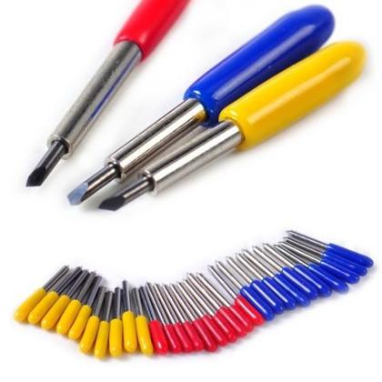 Imagem de Kit 10 - Lâmina Faca Plotter De Recorte 30º 45º 60º Roland