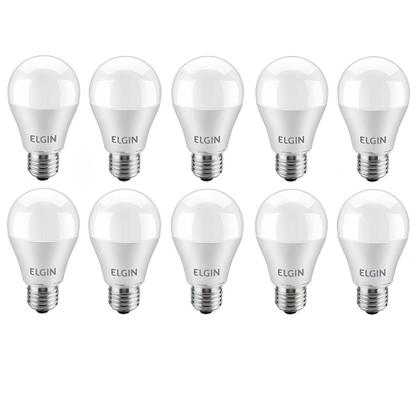 Imagem de Kit 10 Lâmpadas Led Bulbo 12w E27 Inmetro Elgin