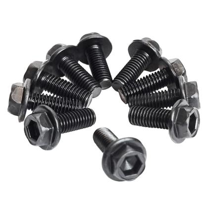 Imagem de Kit 10 Parafusos Rosca Esquerda Para Flange De Serra Mármore