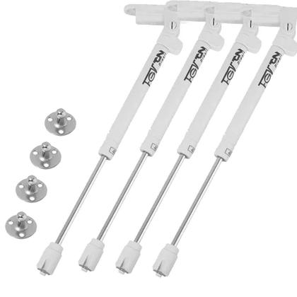 Imagem de Kit 10 Pistão A Gás Com Amortecedor 100N Branco Fgvtn