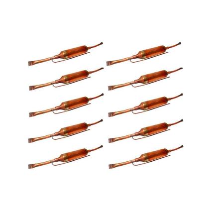 Imagem de Kit 10 Unidades Filtro Secador 1 pol Molecular 10g com Apêndice/com Ponteira Hulter 100mm 1/4x1/16