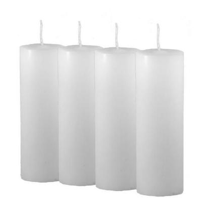 Imagem de Kit 10 Velas De 7 Dias Branca 257G - Celofane Transparente