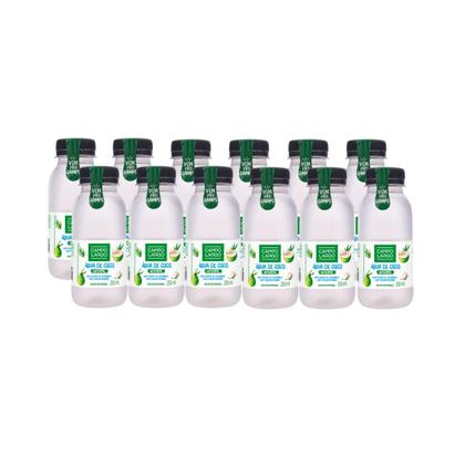 Imagem de Kit 12x Água de Coco Integral Garrafinha 250ml Campo Largo