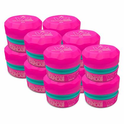 Imagem de Kit 12x Pasta Cabelo Matte Vip Essence V2 80g Alfa Look's
