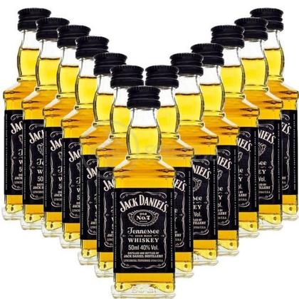 Imagem de Kit 13 Miniatura Whisky Uísque Jack Daniels Nº7 50Ml