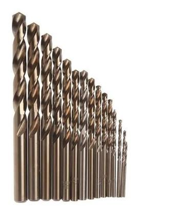Imagem de Kit 15 Brocas Cobalto Furar Aço, Ferro, Cobre 1.5 A 10 Mm
