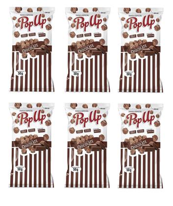 Imagem de Kit 15 Un Pipoca Pop Up Sabor Chocolate 50G Especial