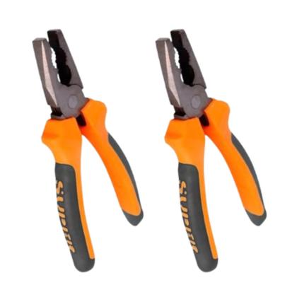 Imagem de Kit 2 Alicate Universal Em Aço Forjado 8 Polegadas Sharkblue