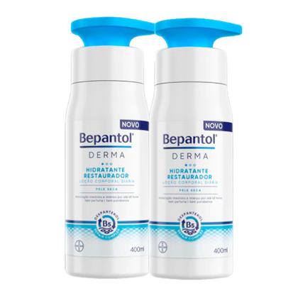 Imagem de Kit 2 Bepantol Derma Hidratante Restaurador Corporal 400ml