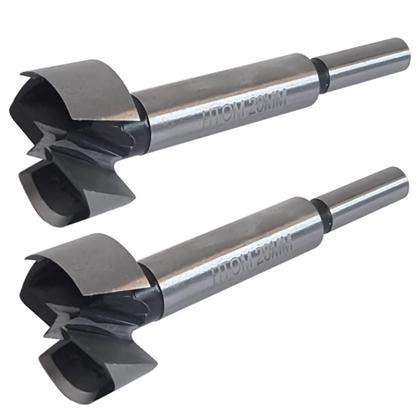 Imagem de Kit 2 Broca Forstner 28Mm Furadeira Madeira Dobradiça Caneco