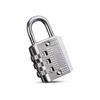 Imagem de Kit 2 Cadeados Para Proteção Com Código de combinação Número Proteção