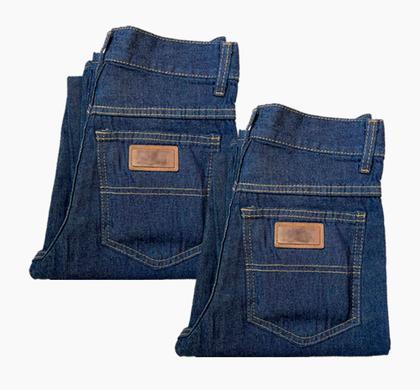 Imagem de Kit 2 calças jeans trabalho passeio dia a  dia envio rápido