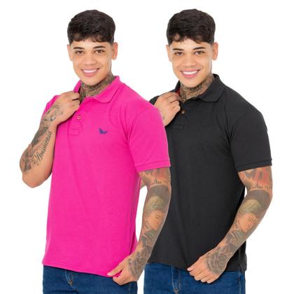 Imagem de Kit 2 Camisa Polo Ridens Estilo Único e Elegante, Compre Agora