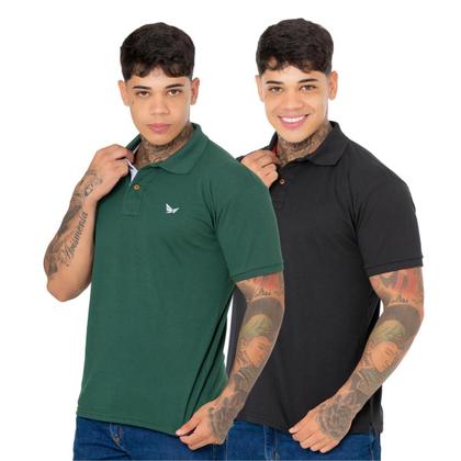 Imagem de Kit 2 Camisa Polo Ridens Estilo Único e Elegante, Compre Agora