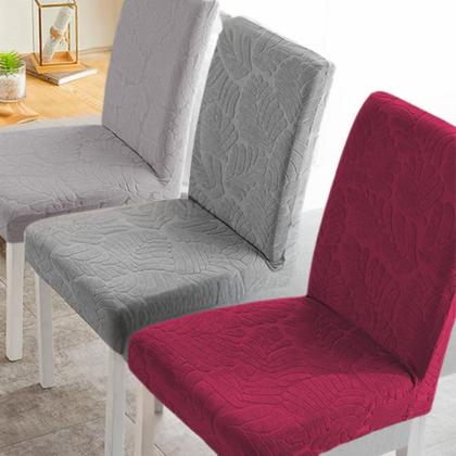 Imagem de Kit 2 Capa Elástica Para Cadeira Mesa de Jantar Estampas Variadas Tecido de Luxo