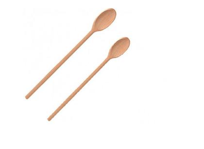 Imagem de Kit 2 Colher De Pau Oval 30cm E 34cm Madeira
