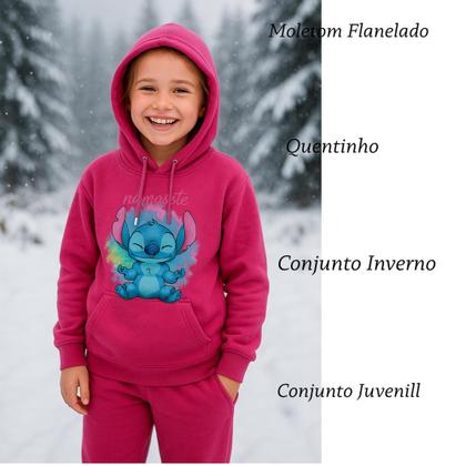 Imagem de Kit 2 Conjunto Gamer Infantil Switch Quentinho Inverno Estiloso