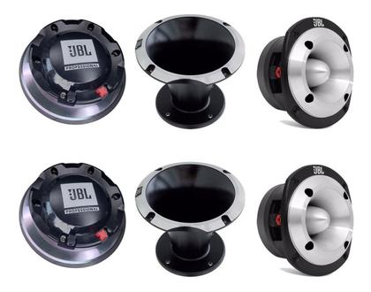 Imagem de Kit 2 Driver JBL Selenium D405-X 110w + 2 Super Tweeter ST400 Trio 150w + 2 Corneta JBL HL14-50 Trio