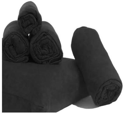 Imagem de Kit 2 Fronhas + 2 Lençóis de Malha Solteiro King c/ 35cm Venesa