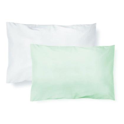 Imagem de Kit 2 Fronhas Papi 40x28cm Lisas Verde e Branco