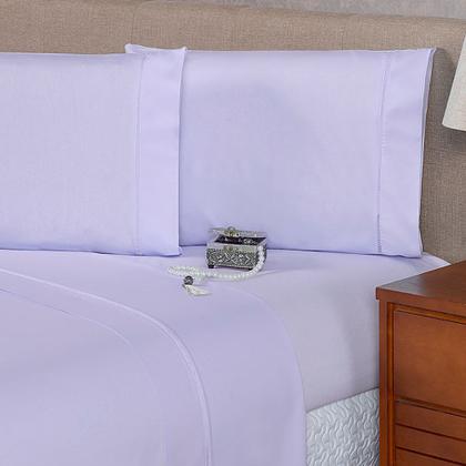 Imagem de Kit 2 Fronhas Ponto Palito 70x50cm Percal 200 Fios 100% Algodão