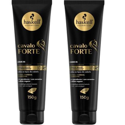 Imagem de Kit 2 Leave in Haskell Creme De Pentear Cavalo Forte 150g