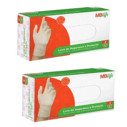 Imagem de Kit 2 Luva Látex Com Pó Uso Geral Pequena 100 Un - Medix