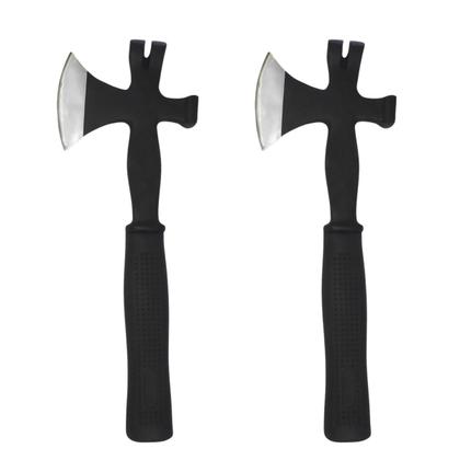 Imagem de Kit 2 Mini Machado Machadinha Aço 3 em 1 Camping Pesca Caça