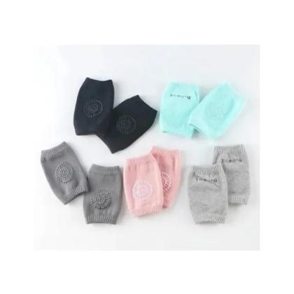 Imagem de Kit 2 Pares Joelheira Protetor Joelho Bebê Antiderrapante