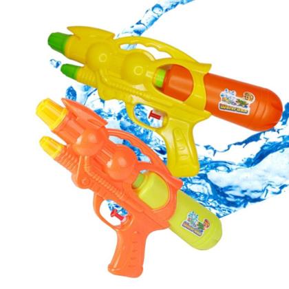 Imagem de Kit 2 Pistolinha Lança Água Potente Grande Lançador Infantil Brinquedo Verão