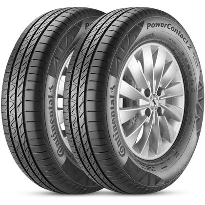 Imagem de Kit 2 Pneu Continental Aro 15 195/60r15 88H Powercontact2 