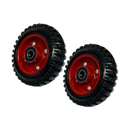 Imagem de Kit 2 Rodas 160x50 Maciça P/ Compressor de Ar Buffalo