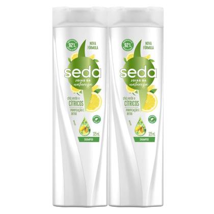 Imagem de Kit 2 Shampoo Seda Recarga Natural Pureza Detox 325ml