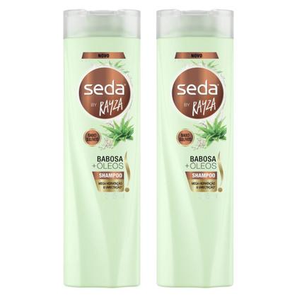 Imagem de Kit 2 Shampoos Seda Babosa e Óleos by Rayza 325ml