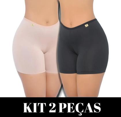 Imagem de Kit 2 shorts anagua segunda pele antiassadura