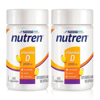 Imagem de Kit 2 Suplemento Alimentar Nutren Vitamina D 2.000UI 60 Cápsulas