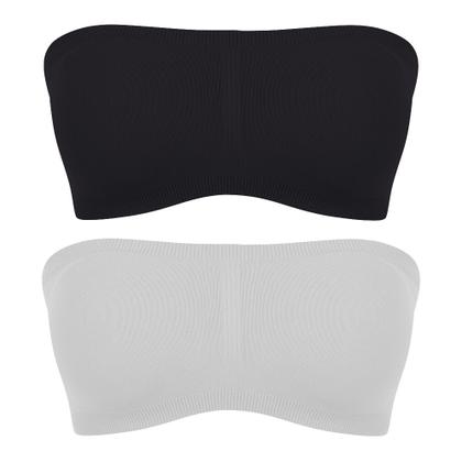 Imagem de Kit 2 Sutiã Top Faixa Bojo Removível sem alça Trifil