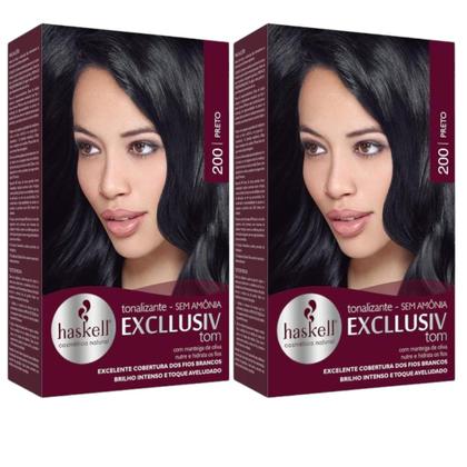 Imagem de Kit 2 TONALIZANTE HASKELL 200 PRETO