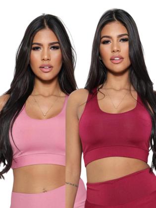 Imagem de Kit 2 Top Suplex Modelo Nadador Femenino