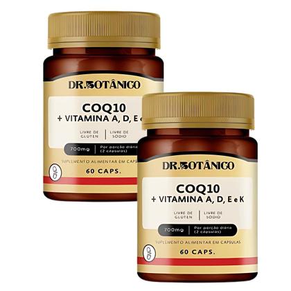 Imagem de Kit 2 un - coenzima q10 + vitamina s - a d e k2 700mg dr botanico