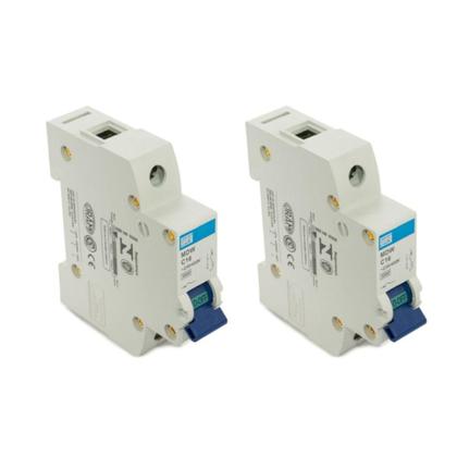 Imagem de Kit 2 unidades - disjuntor unipolar weg din 16a mdw-c 1 polo
