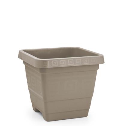 Imagem de Kit 2 Vasos Quadrado Grande 18L Resistente P/ Decorar O Seu Jardim