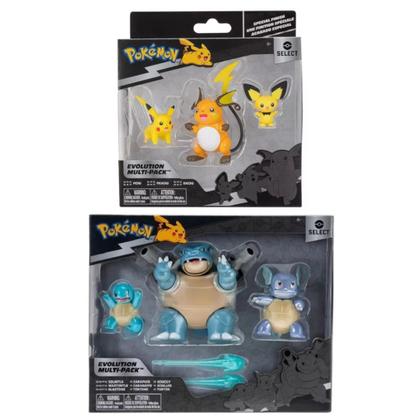 THE POKEMON WEEKLY　Spring1・2 Kit 2 x Pokémon Evolution Multipack - Pikachu e Squirtle