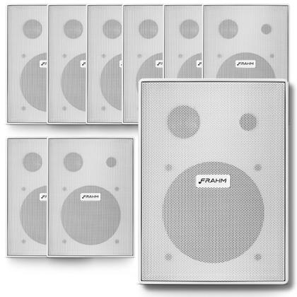 Imagem de Kit 20 Caixa Som Acustico Ps200 New Branca Passiva 60w Frahm